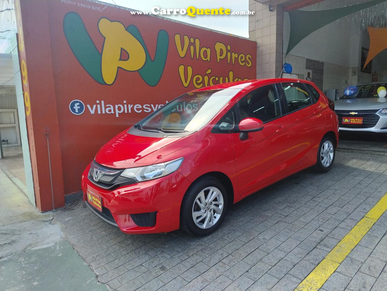 HONDA   FIT LX 1.5 FLEXONE 16V 5P MEC.   VERMELHO 2016 1.5 FLEX - Loja