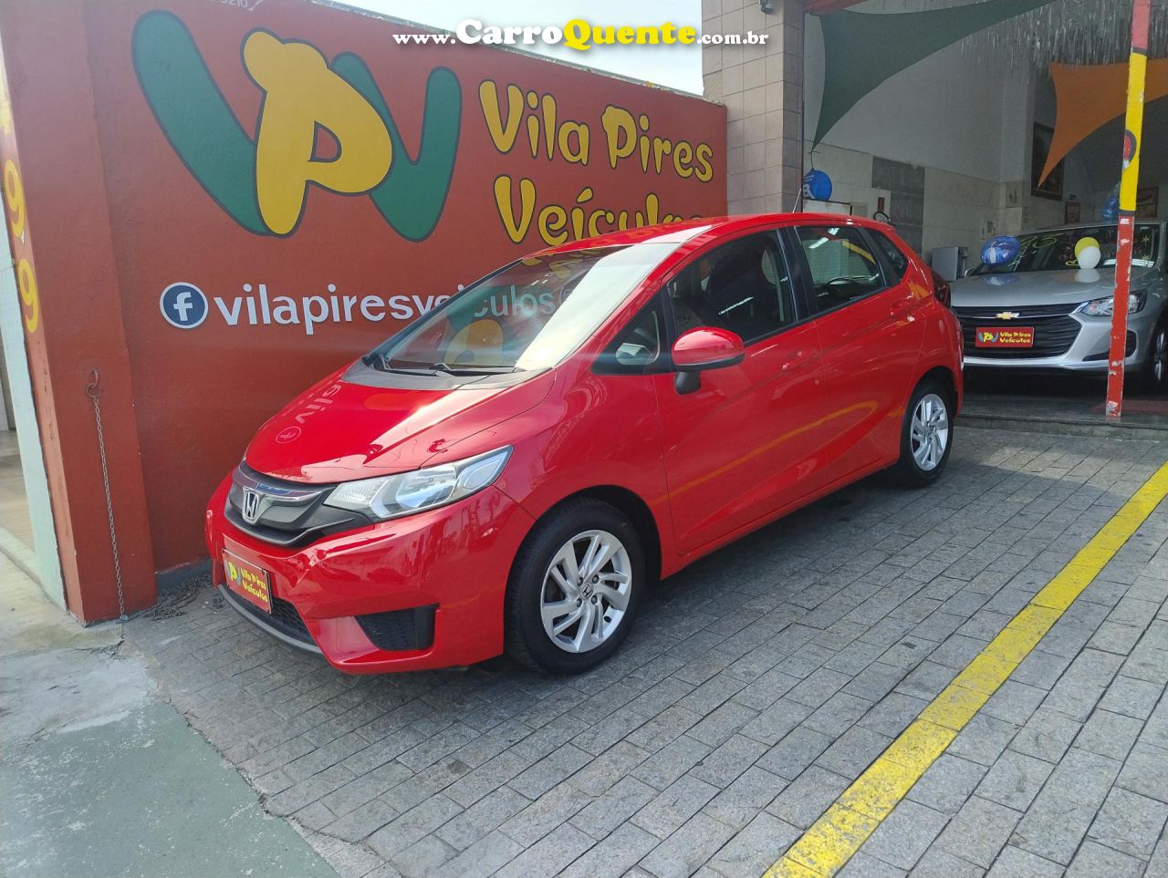 HONDA   FIT LX 1.5 FLEXONE 16V 5P MEC.   VERMELHO 2016 1.5 FLEX - Loja