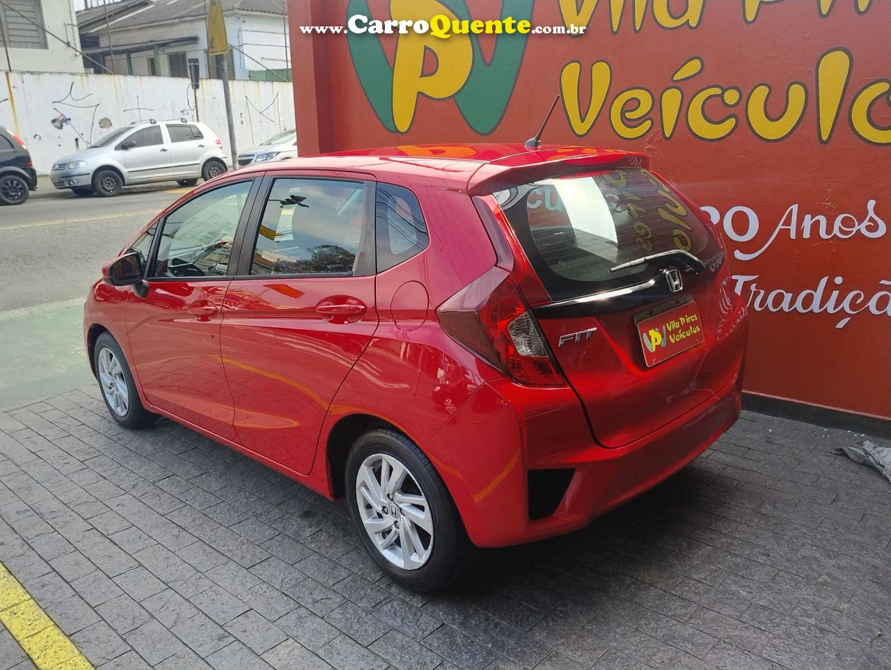 HONDA   FIT LX 1.5 FLEXONE 16V 5P MEC.   VERMELHO 2016 1.5 FLEX - Loja