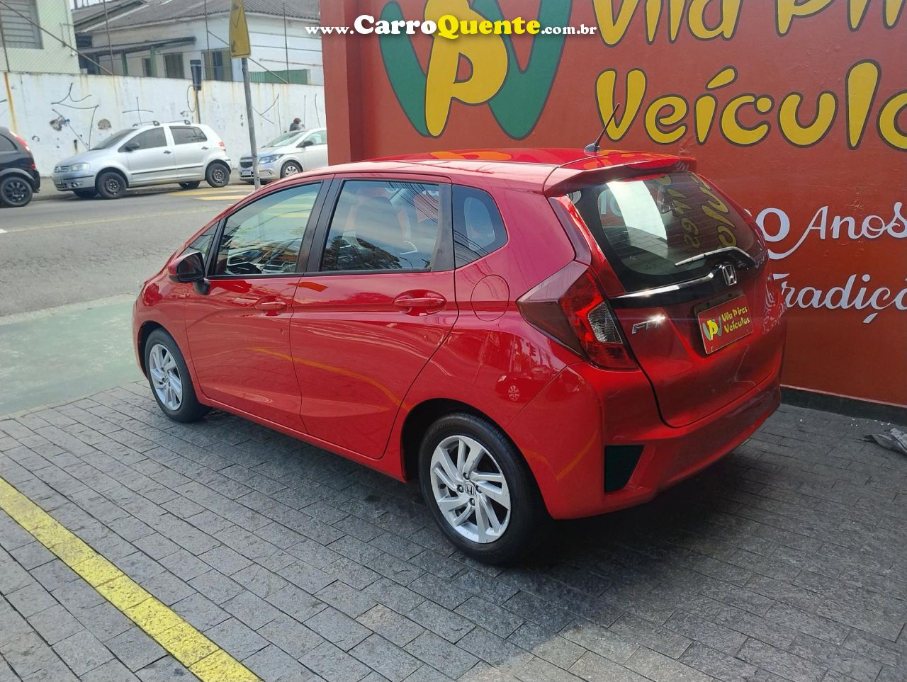 HONDA   FIT LX 1.5 FLEXONE 16V 5P MEC.   VERMELHO 2016 1.5 FLEX - Loja