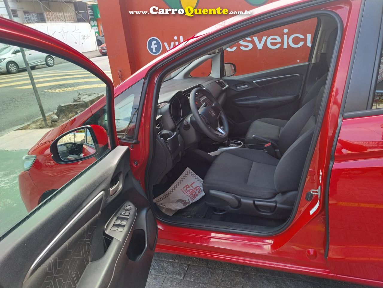 HONDA   FIT LX 1.5 FLEXONE 16V 5P MEC.   VERMELHO 2016 1.5 FLEX - Loja