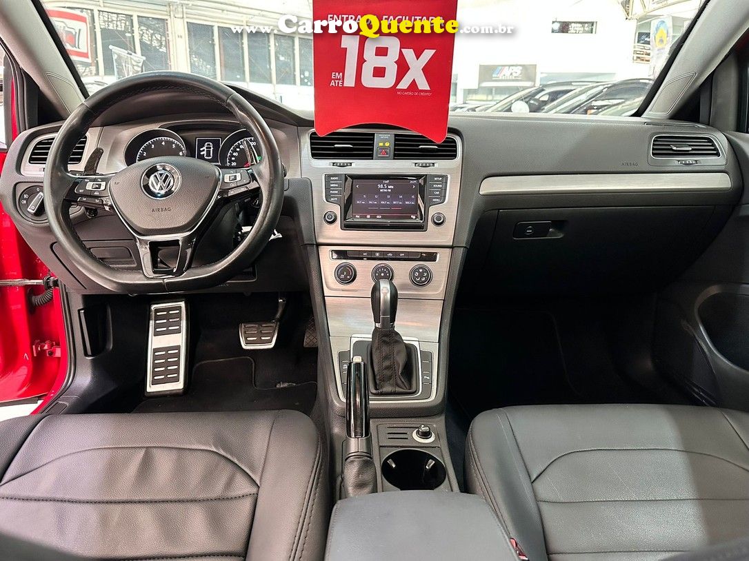 VOLKSWAGEN GOLF 1.4 TSI COMFORTLINE 16V  KM 77.000 BLINDADO - Loja