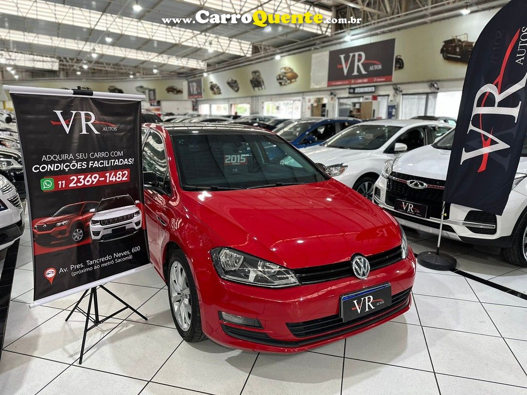 VOLKSWAGEN GOLF 1.4 TSI COMFORTLINE 16V  KM 77.000 BLINDADO - Loja