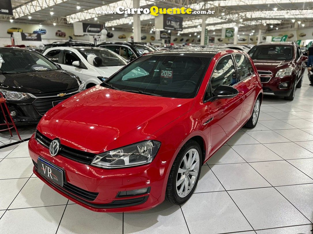 VOLKSWAGEN GOLF 1.4 TSI COMFORTLINE 16V  KM 77.000 BLINDADO - Loja