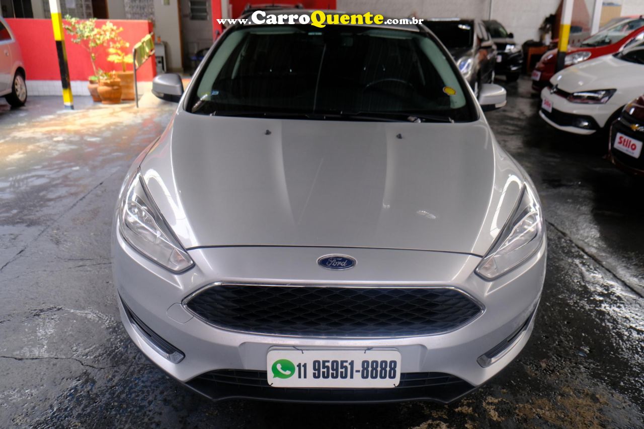 FORD   FOCUS 2.0 16VSESE PLUS FLEX 5P AUT.   PRATA 2017 2.0 FLEX - Loja