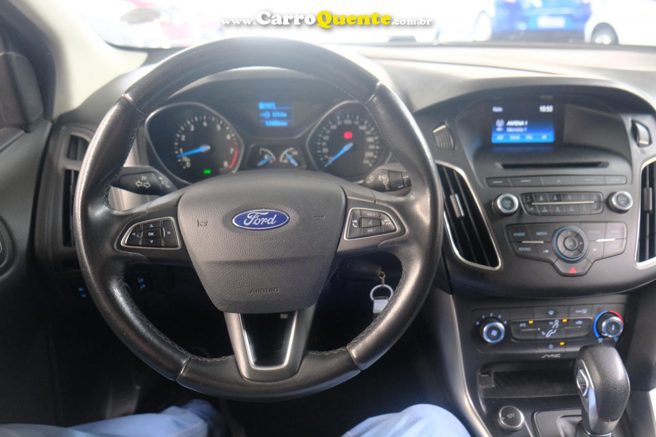 FORD   FOCUS 2.0 16VSESE PLUS FLEX 5P AUT.   PRATA 2017 2.0 FLEX - Loja