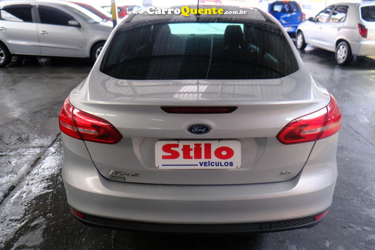 FORD   FOCUS 2.0 16VSESE PLUS FLEX 5P AUT.   PRATA 2017 2.0 FLEX - Loja