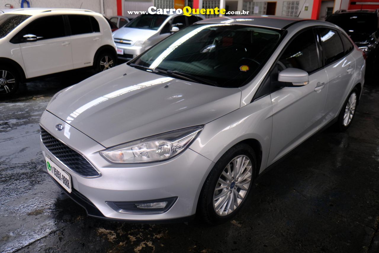 FORD   FOCUS 2.0 16VSESE PLUS FLEX 5P AUT.   PRATA 2017 2.0 FLEX - Loja