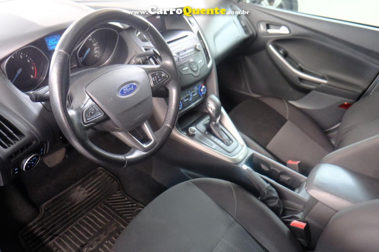 FORD   FOCUS 2.0 16VSESE PLUS FLEX 5P AUT.   PRATA 2017 2.0 FLEX - Loja