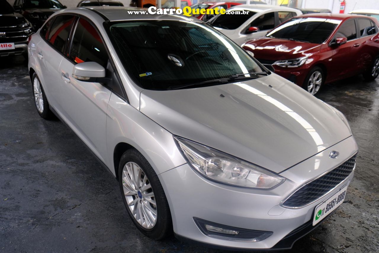 FORD   FOCUS 2.0 16VSESE PLUS FLEX 5P AUT.   PRATA 2017 2.0 FLEX - Loja