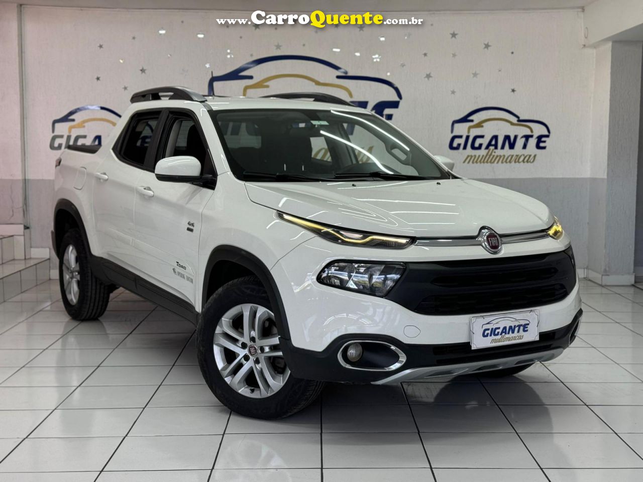 FIAT   TORO FREEDOM 2.0 16V 4X4 DIESEL AUT.   BRANCO 2019 2.0 DIESEL - Loja