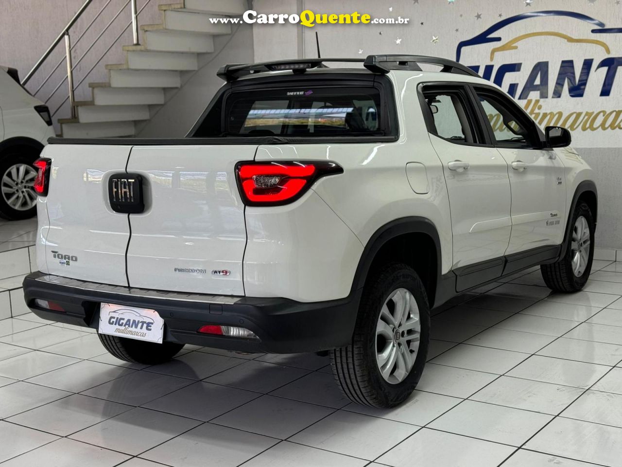 FIAT   TORO FREEDOM 2.0 16V 4X4 DIESEL AUT.   BRANCO 2019 2.0 DIESEL - Loja