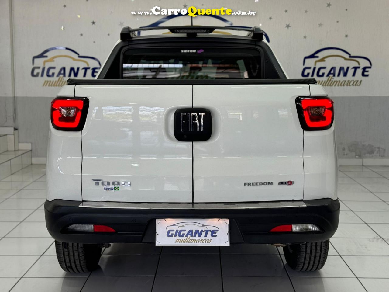 FIAT   TORO FREEDOM 2.0 16V 4X4 DIESEL AUT.   BRANCO 2019 2.0 DIESEL - Loja