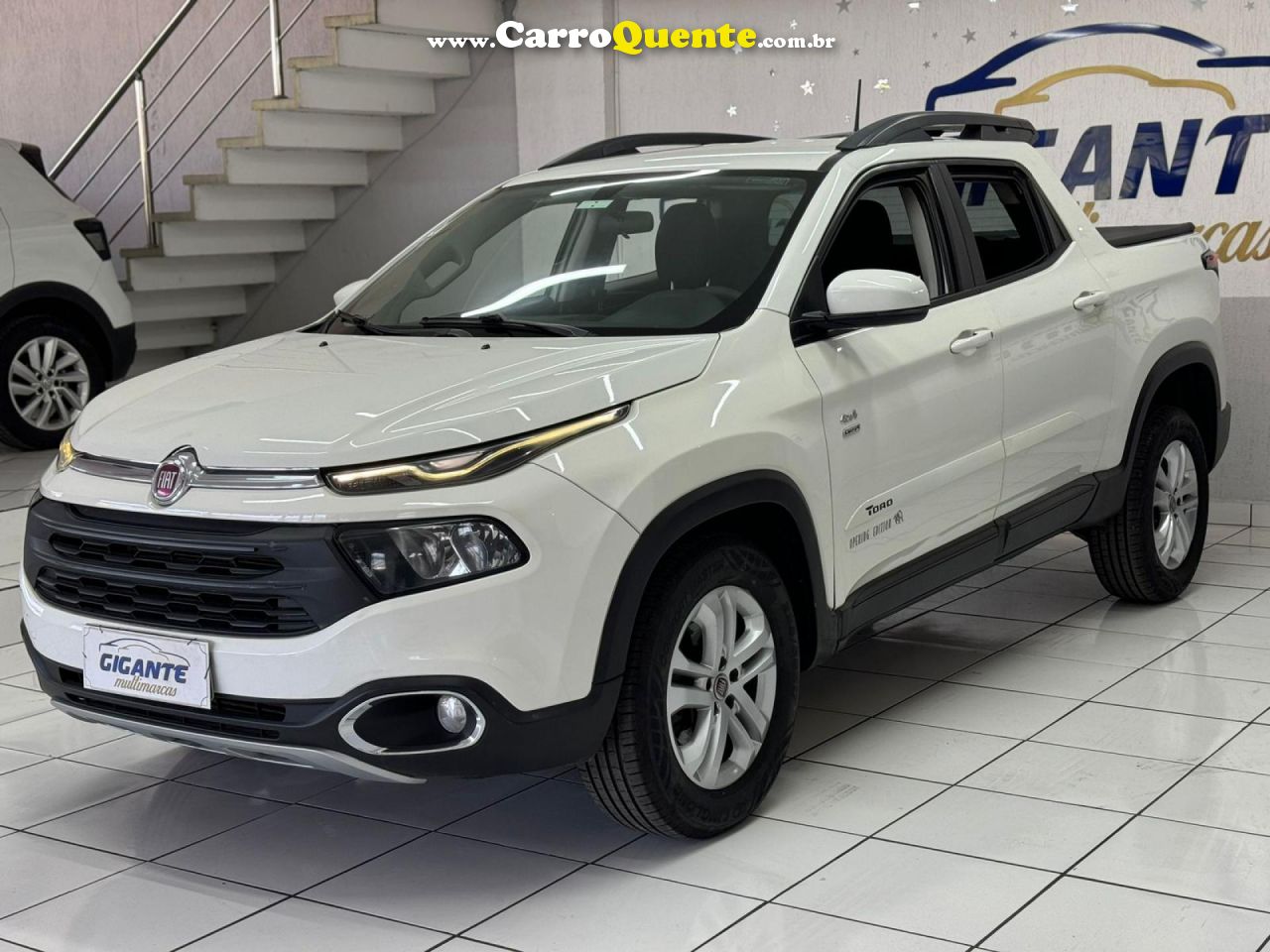 FIAT   TORO FREEDOM 2.0 16V 4X4 DIESEL AUT.   BRANCO 2019 2.0 DIESEL - Loja