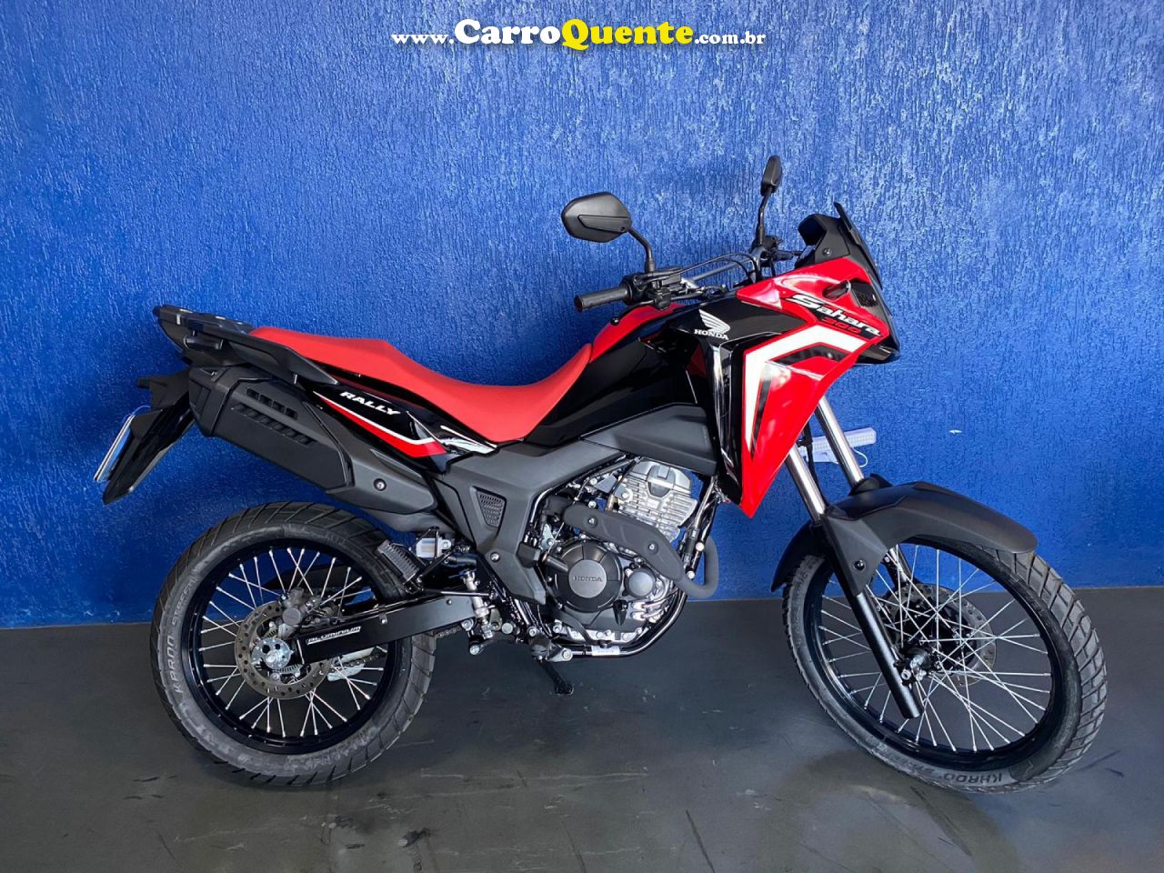 HONDA   XRE 300 SAHARA RALLY   VERMELHO 2024 300 FLEX - Loja