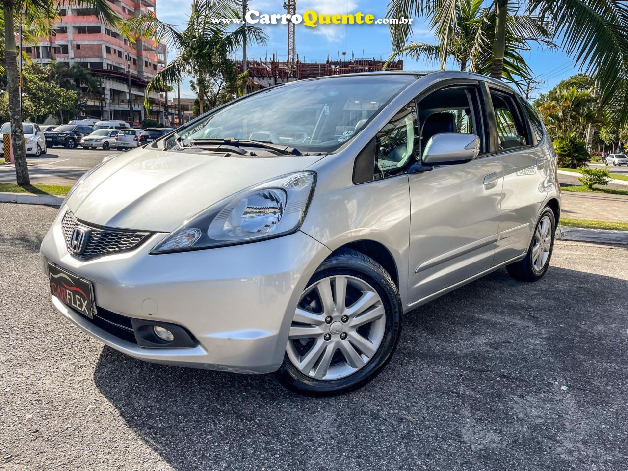 HONDA   FIT EXL 1.5 FLEXFLEXONE 16V 5P AUT   PRATA 2010 1.5 FLEX - Loja