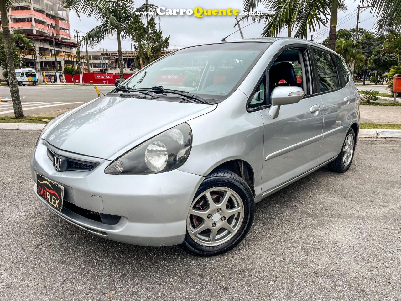 HONDA   FIT EXSEX 1.5 FLEXFLEXONE 16V 5P AUT.   PRATA 2007 1.5 GASOLINA - Loja