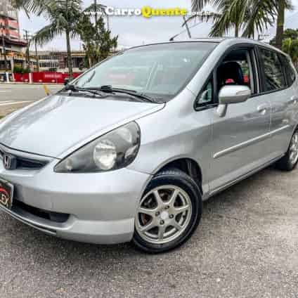 HONDA   FIT EXSEX 1.5 FLEXFLEXONE 16V 5P AUT.   PRATA 2007 1.5 GASOLINA
