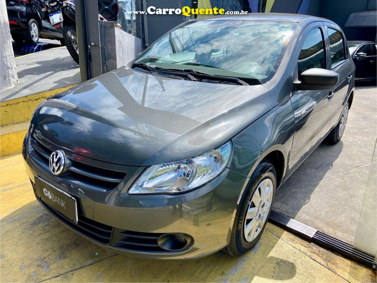 VOLKSWAGEN   GOL (NOVO) 1.0 MI TOTAL FLEX 8V 4P   CINZA 2013 1.0 FLEX - Loja