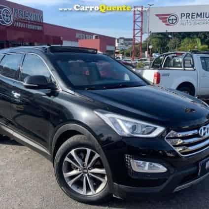 HYUNDAI   GRAND SANTA FÉ  3.3 V6 4X4 TIPTRONIC   PRETO 2015 3.0 GASOLINA