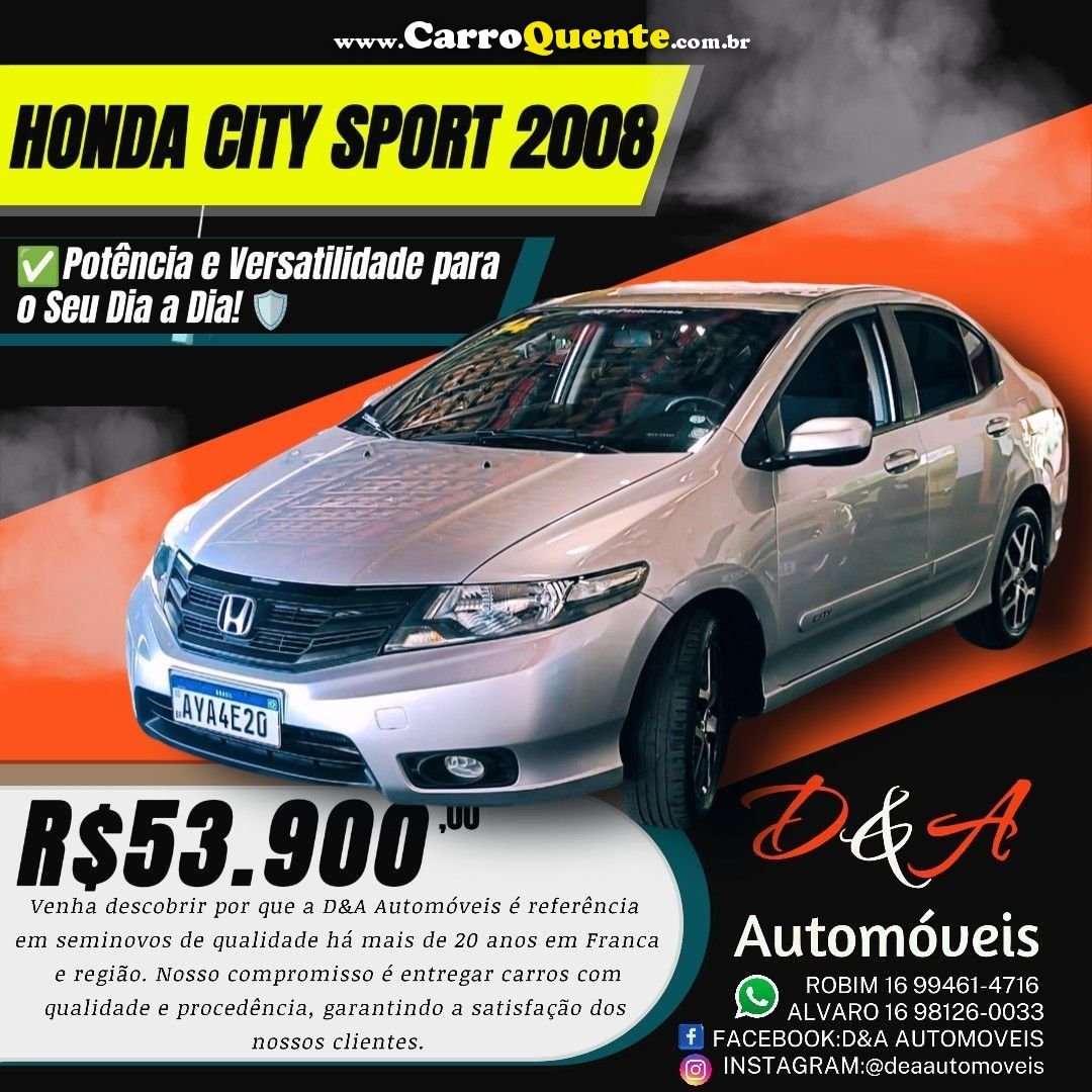 HONDA CITY 1.5 SPORT 16V 2014 - Loja