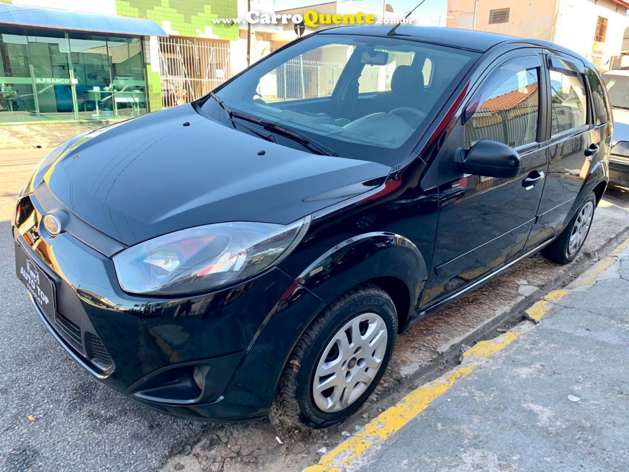 FORD   FIESTA S 1.0 8V FLEX 5P   PRETO 2014 1.0 FLEX - Loja