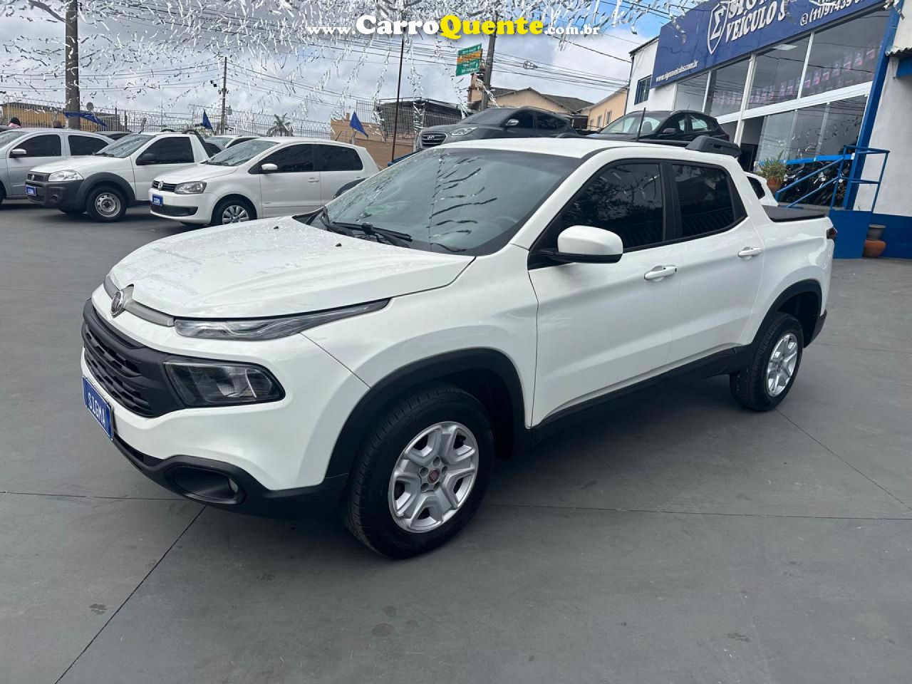 FIAT   TORO ENDURANCE 1.8 16V FLEX AUT.   BRANCO 2019 1.8 FLEX - Loja