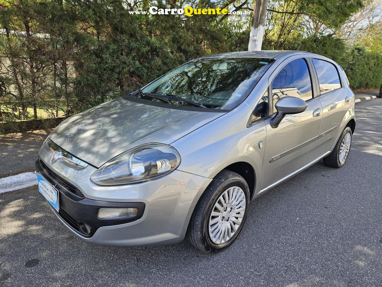 FIAT   PUNTO ATTRACTIVE ITALIA 1.4 F.FLEX 8V 5P   CINZA 2013 1.4 FLEX - Loja