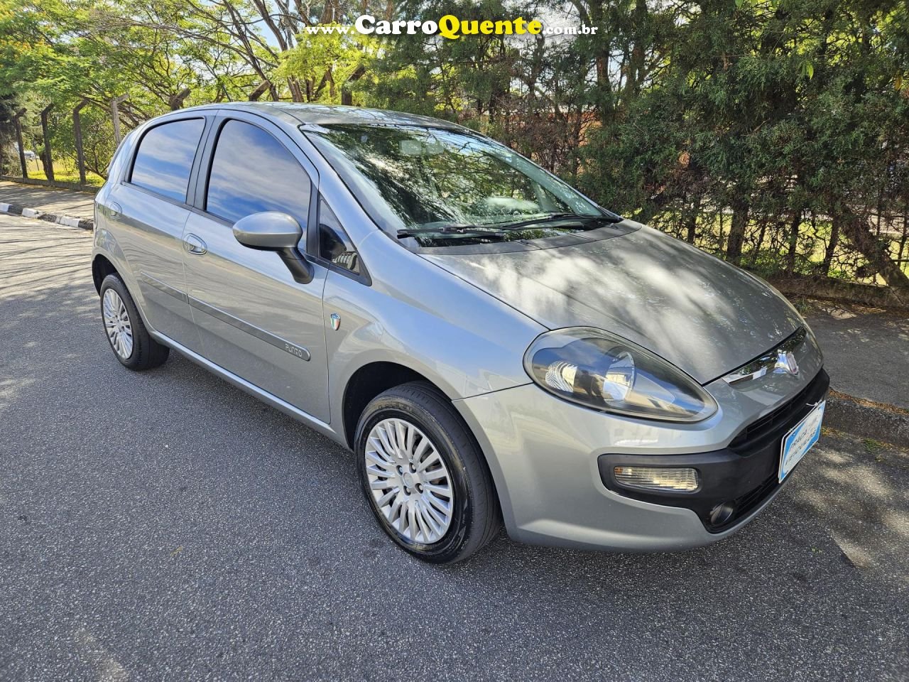 FIAT   PUNTO ATTRACTIVE ITALIA 1.4 F.FLEX 8V 5P   CINZA 2013 1.4 FLEX - Loja