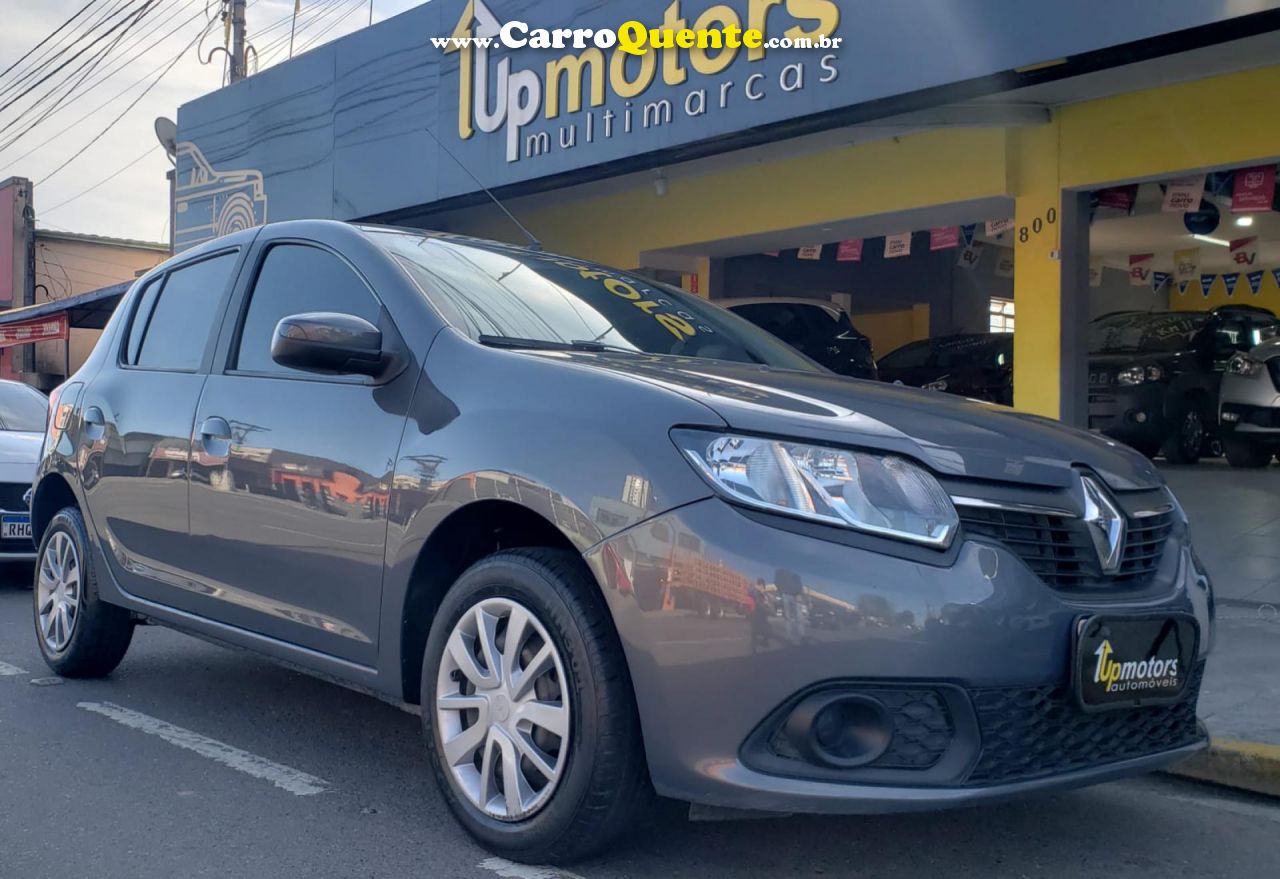 RENAULT   SANDERO EXPRESSION HI-POWER 1.6 8V 5P   CINZA 2017 1.6 FLEX - Loja