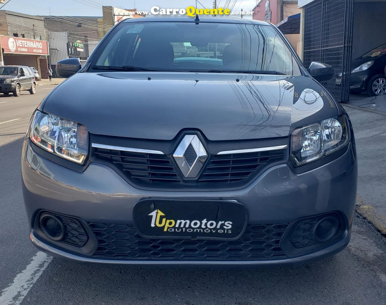 RENAULT   SANDERO EXPRESSION HI-POWER 1.6 8V 5P   CINZA 2017 1.6 FLEX - Loja