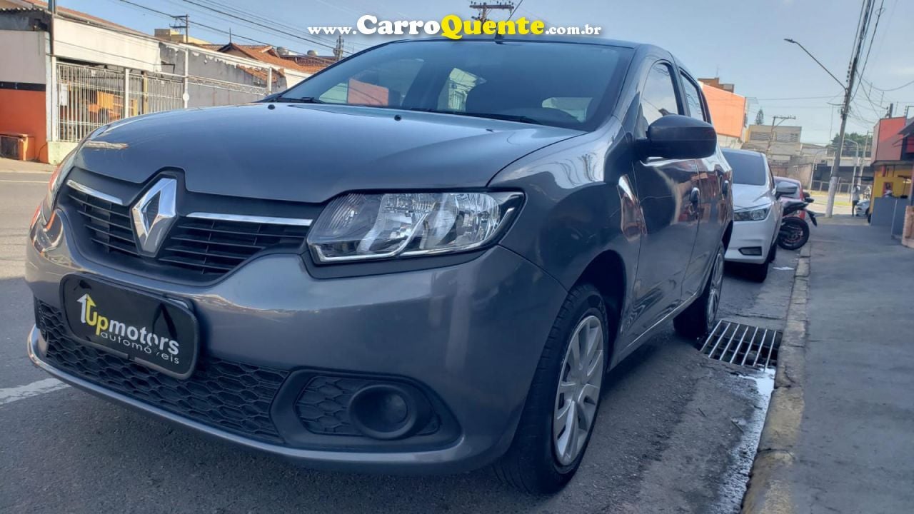 RENAULT   SANDERO EXPRESSION HI-POWER 1.6 8V 5P   CINZA 2017 1.6 FLEX - Loja