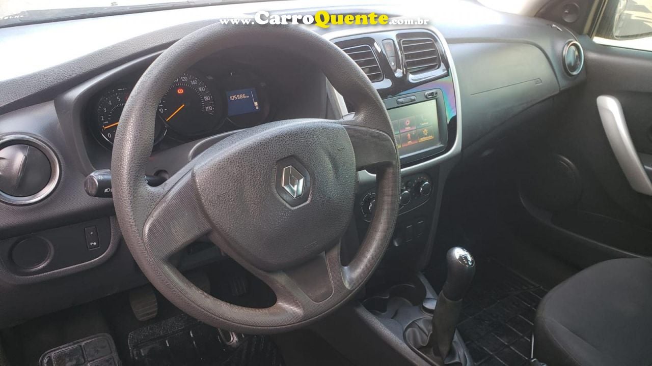 RENAULT   SANDERO EXPRESSION HI-POWER 1.6 8V 5P   CINZA 2017 1.6 FLEX - Loja