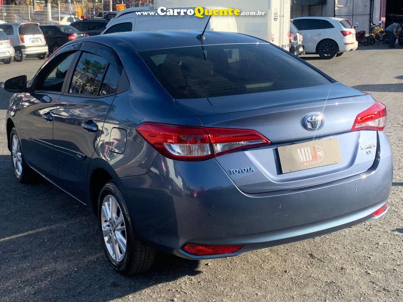 TOYOTA   YARIS XL SEDAN 1.5 FLEX 16V 4P AUT.   AZUL 2019 1.5 FLEX - Loja