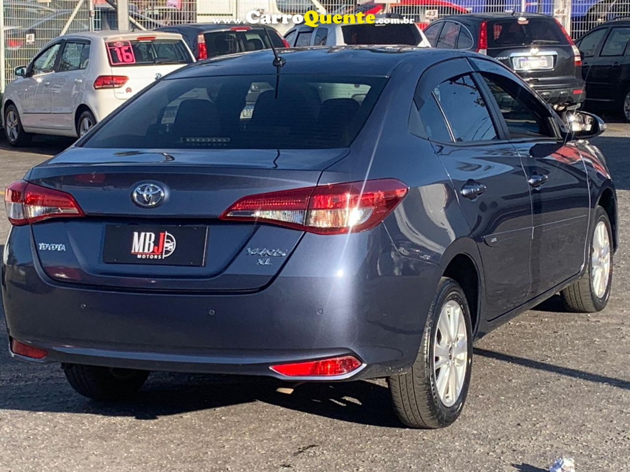 TOYOTA   YARIS XL SEDAN 1.5 FLEX 16V 4P AUT.   AZUL 2019 1.5 FLEX - Loja