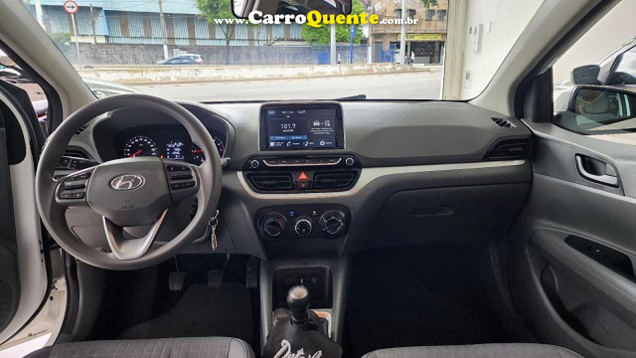 HYUNDAI   HB20S COMFORT 1.0  FLEX 12V MEC.   BRANCO 2023 1.0 FLEX - Loja