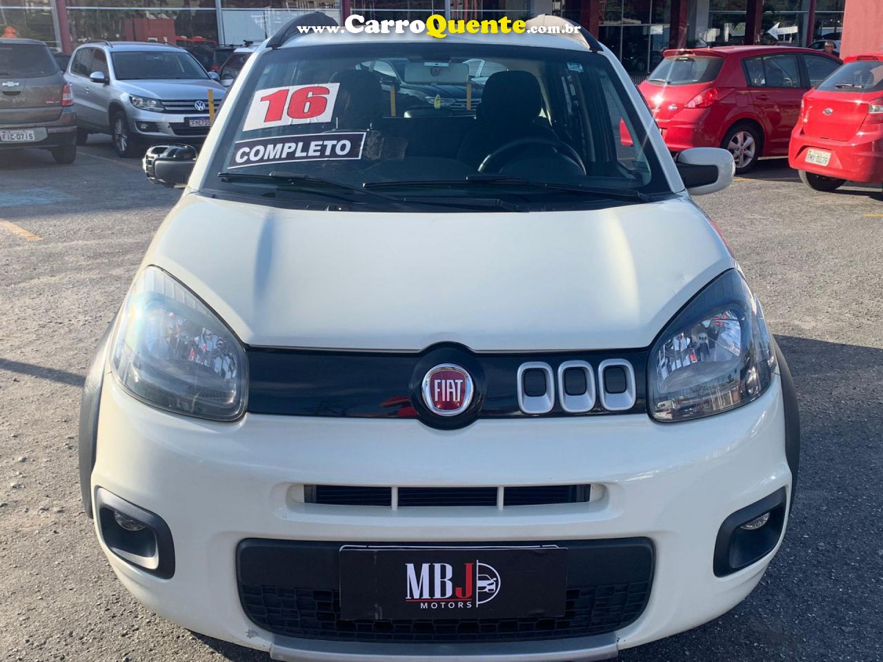 FIAT   UNO WAY 1.0 EVO FIRE FLEX 8V 5P   BRANCO 2016 1.0 FLEX - Loja