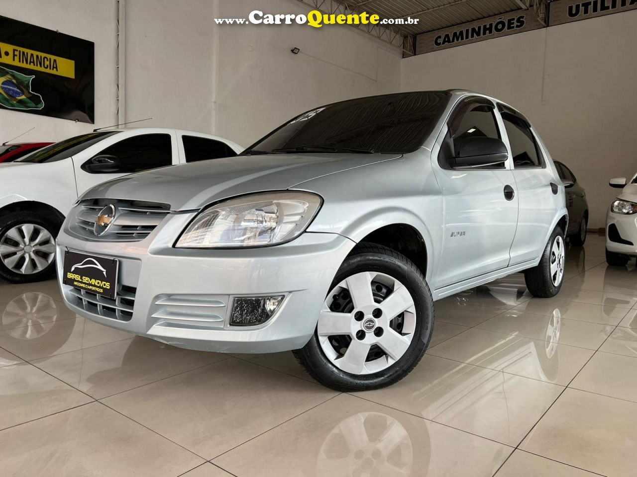 CHEVROLET   CELTA SUPER 1.0 MPFI 8V FLEXPOWER 5P   PRATA 2009 1.0 FLEX - Loja