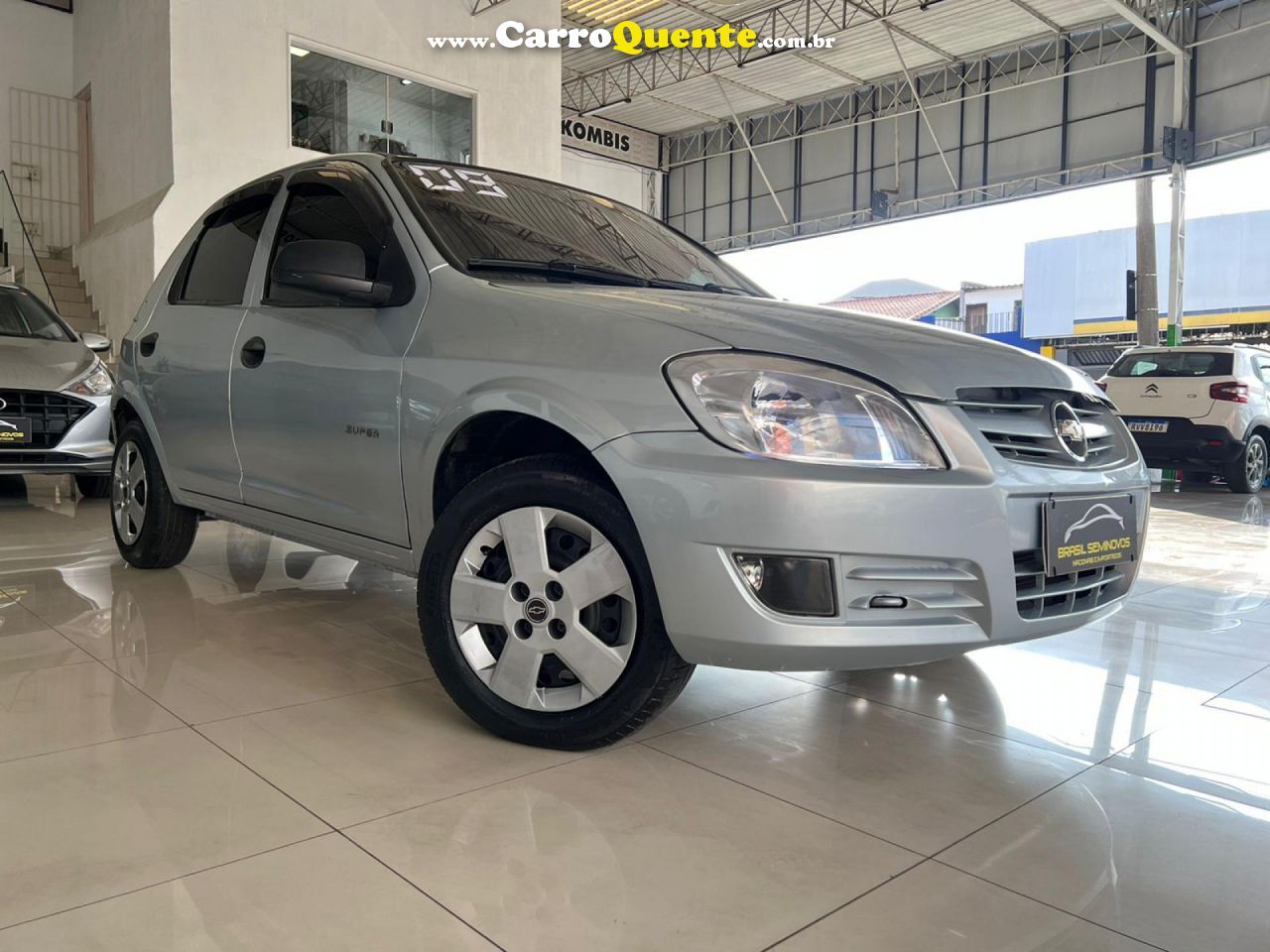 CHEVROLET   CELTA SUPER 1.0 MPFI 8V FLEXPOWER 5P   PRATA 2009 1.0 FLEX - Loja