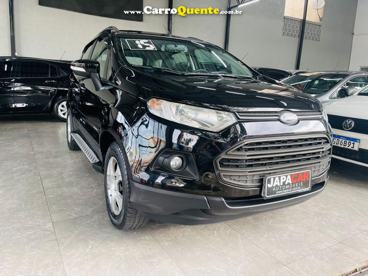 FORD   ECOSPORT SE 2.0 16V FLEX 5P AUT.   PRETO 2015 2.0 FLEX - Loja