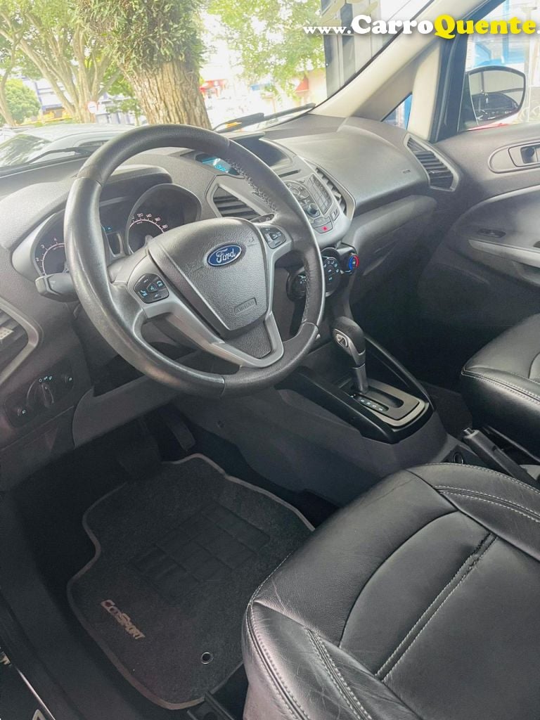 FORD   ECOSPORT SE 2.0 16V FLEX 5P AUT.   PRETO 2015 2.0 FLEX - Loja