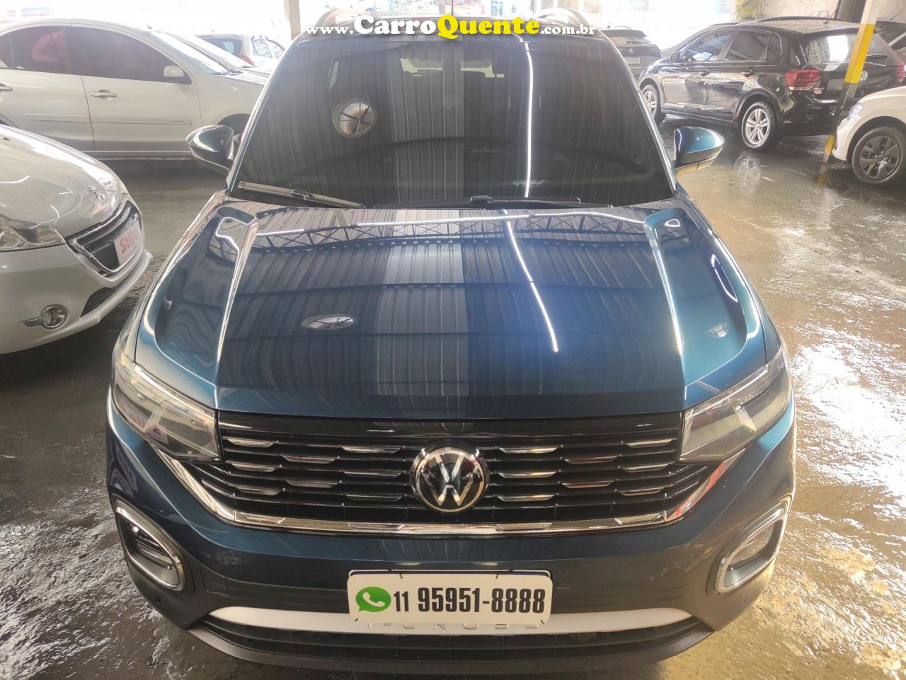 VOLKSWAGEN   T-CROSS HIG. 250 TSI 1.4 FLEX 16V 5P AUT   AZUL 2024 1.4 FLEX - Loja