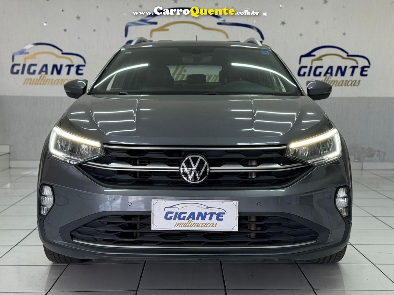 VOLKSWAGEN   NIVUS HIGHLINE 1.0 200 TSI FLEX AUT.   CINZA 2022 1.0 FLEX - Loja