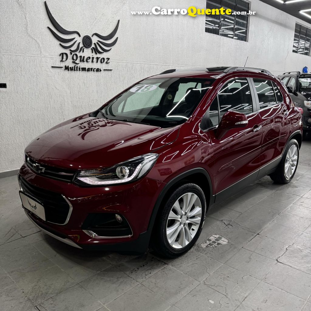 CHEVROLET   TRACKER PREMIER 1.4 TURBO 16V FLEX AUT   VERMELHO 2018 1.4 FLEX - Loja