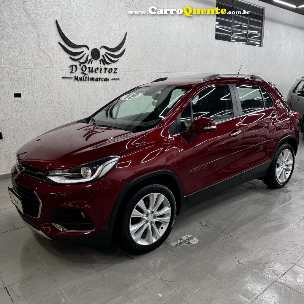 CHEVROLET   TRACKER PREMIER 1.4 TURBO 16V FLEX AUT   VERMELHO 2018 1.4 FLEX - Loja