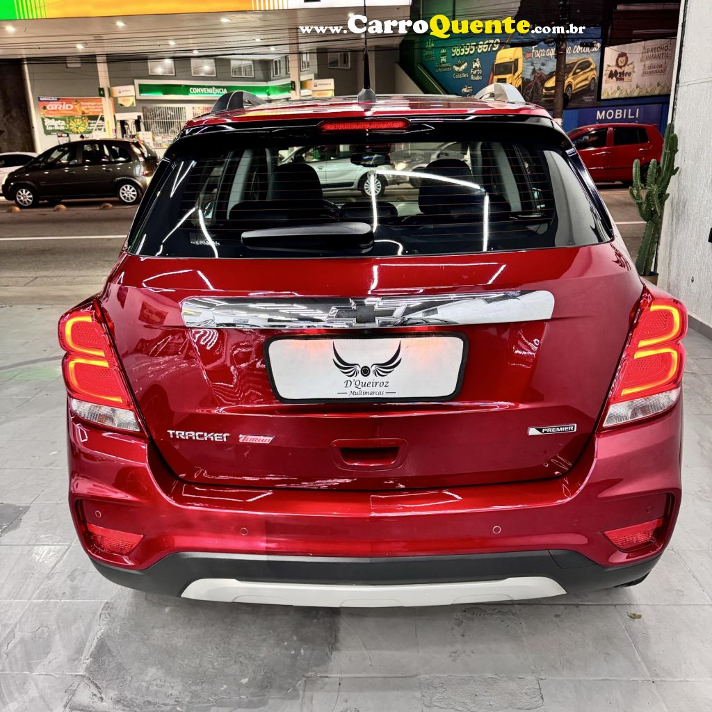 CHEVROLET   TRACKER PREMIER 1.4 TURBO 16V FLEX AUT   VERMELHO 2018 1.4 FLEX - Loja