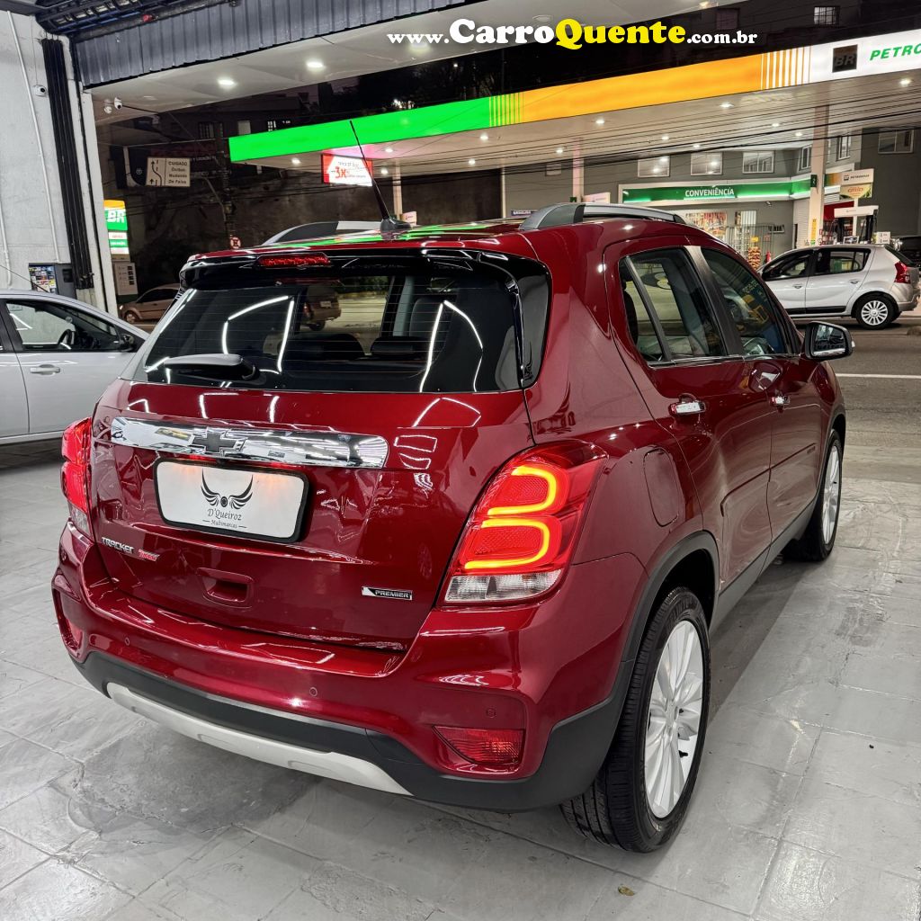 CHEVROLET   TRACKER PREMIER 1.4 TURBO 16V FLEX AUT   VERMELHO 2018 1.4 FLEX - Loja