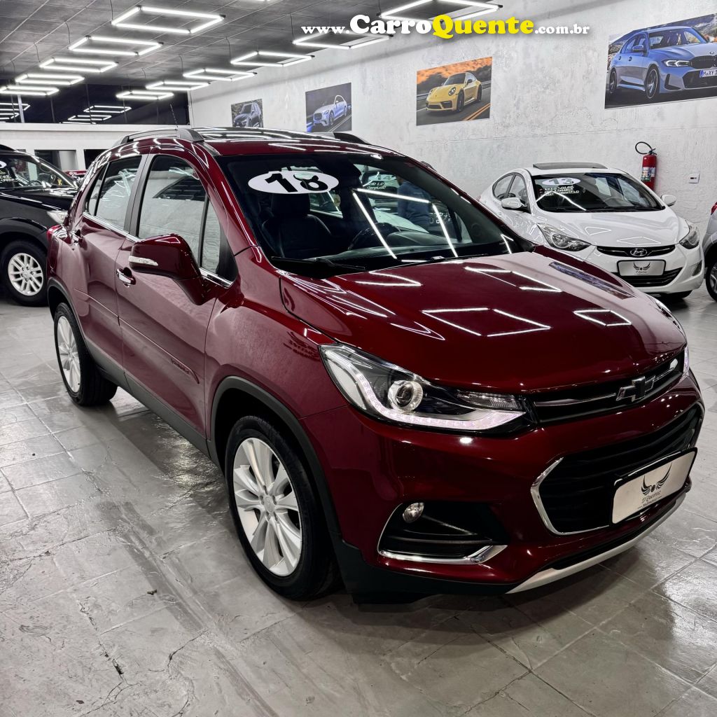 CHEVROLET   TRACKER PREMIER 1.4 TURBO 16V FLEX AUT   VERMELHO 2018 1.4 FLEX - Loja