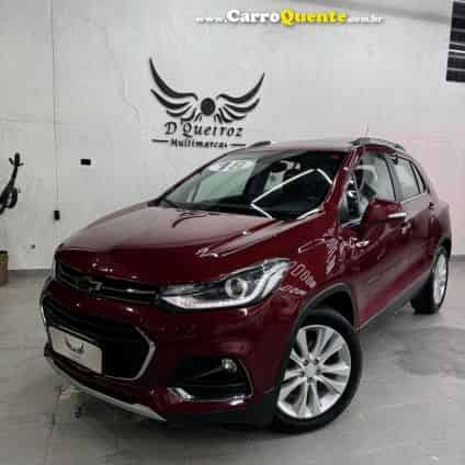 CHEVROLET   TRACKER PREMIER 1.4 TURBO 16V FLEX AUT   VERMELHO 2018 1.4 FLEX