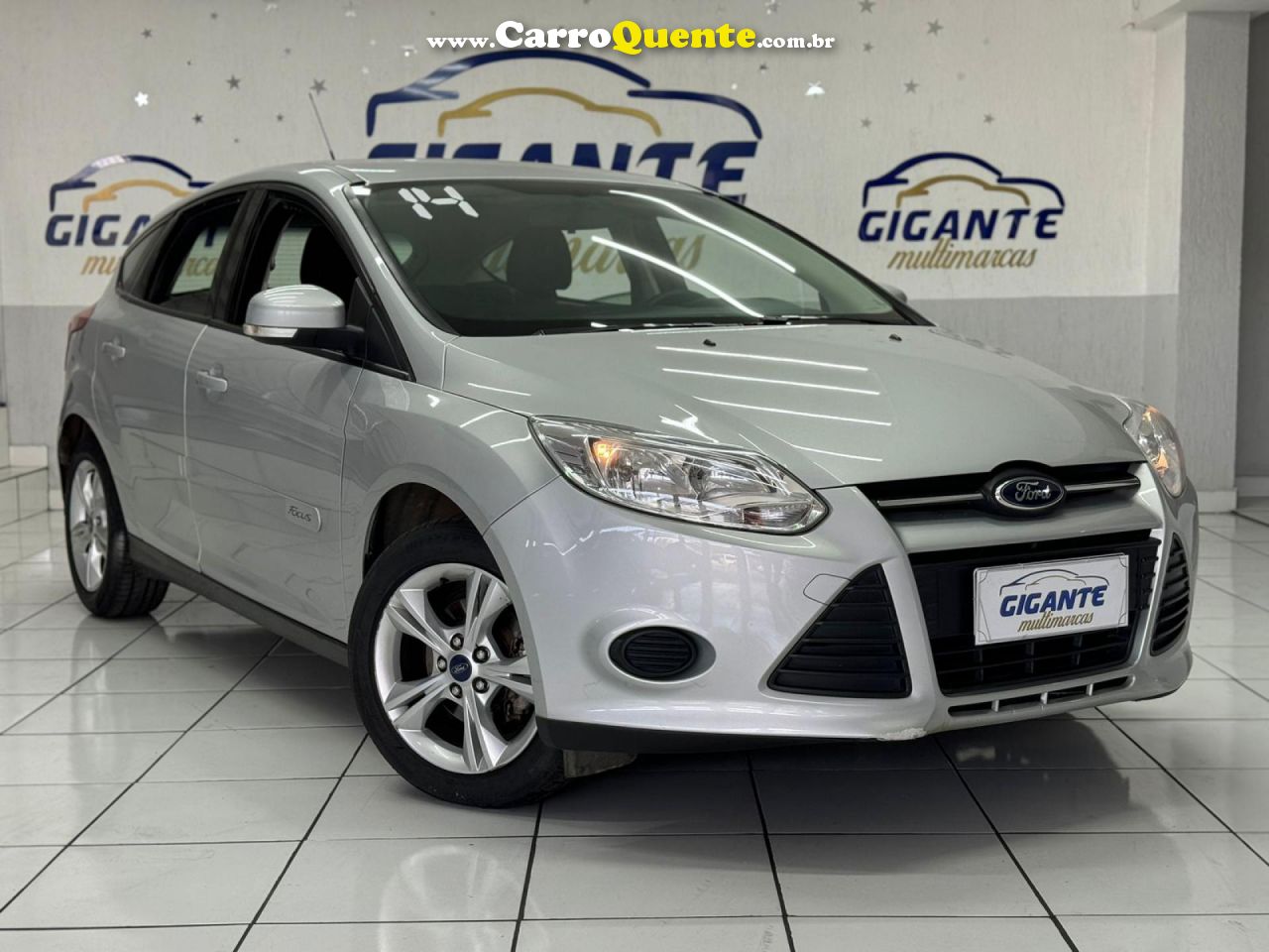 FORD   FOCUS 1.6 SSESE PLUS FLEX 8V16V  5P   PRATA 2014 1.6 FLEX - Loja